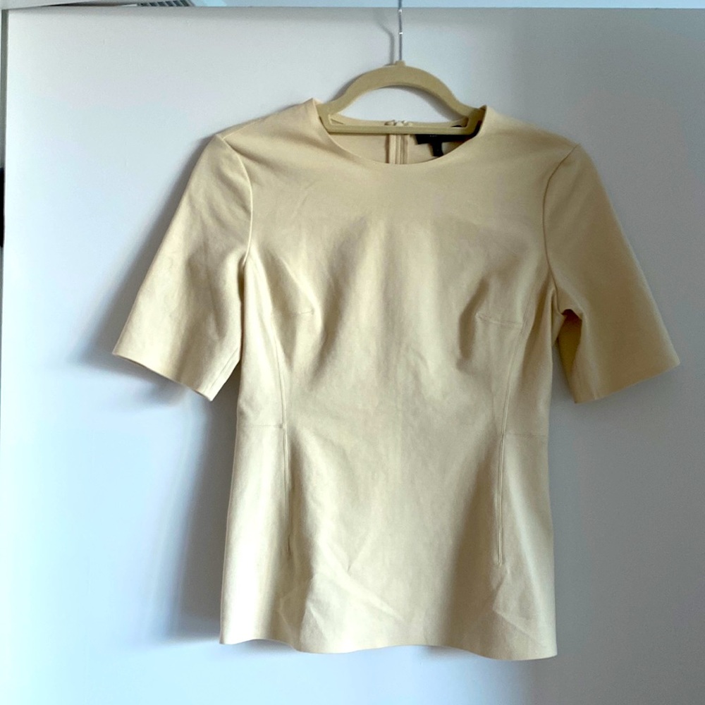 Business shirt Theory size small. Good for work. Beige